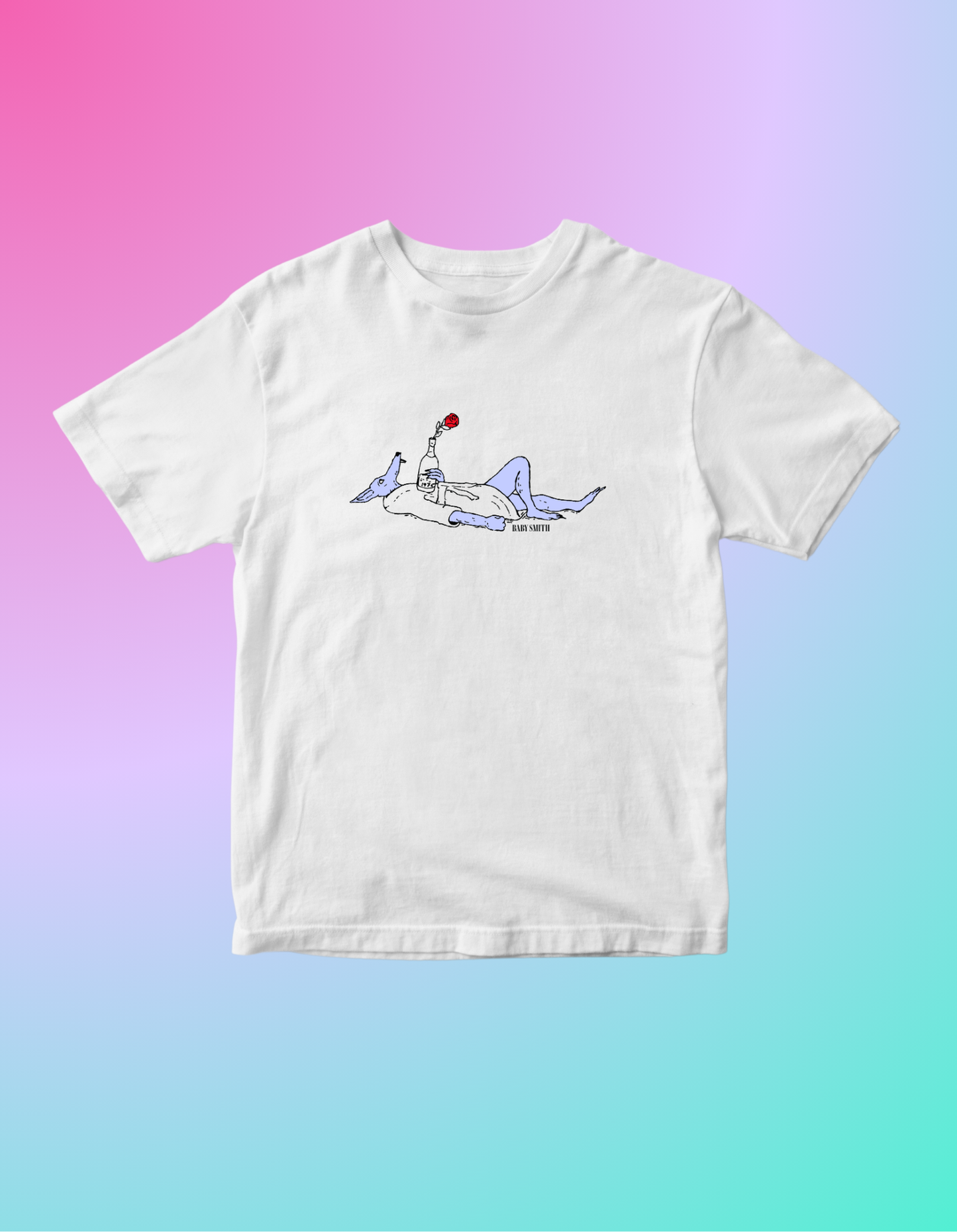 Baby Smith - Wolf Short Sleeve T (White)