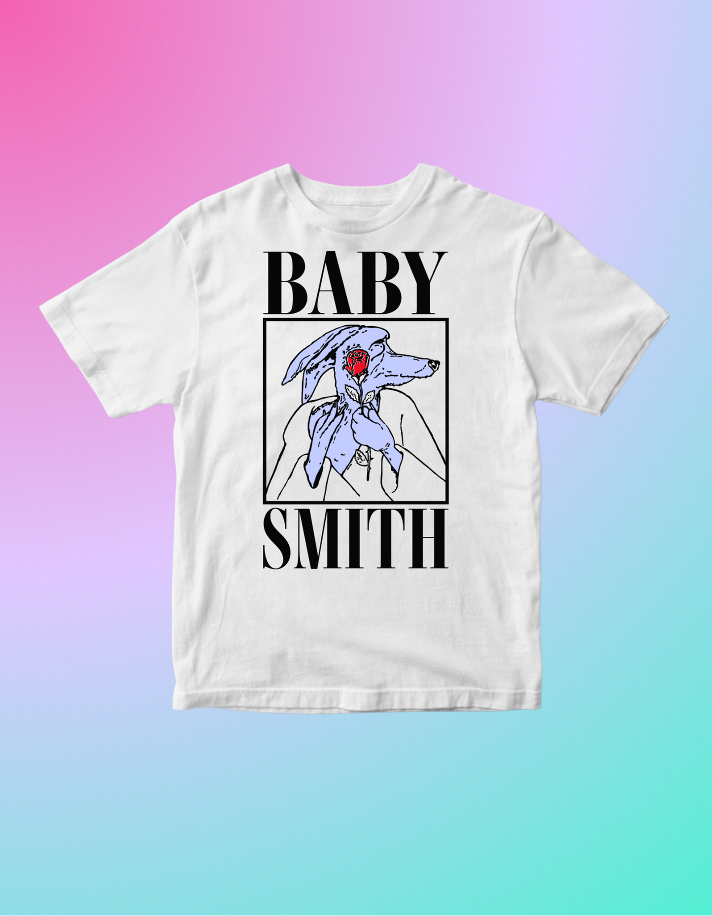 Baby Smith - Wolf Short Sleeve T (White)
